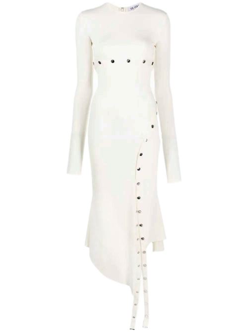 White jersey texture dress THE ATTICO | 241WCM99A014043